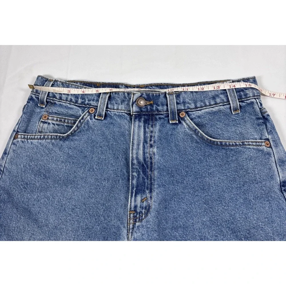 Vintage Levi's 505 Shorts Orange Tab Mens 33 Medium Wash Denim Jorts USA 90s Y2K